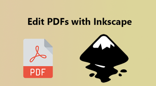 Edit a PDF in Inkscape